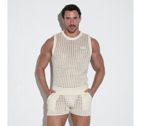 Code22 Diamond Tanktop Wit Code22 Diamond Tanktop Wit