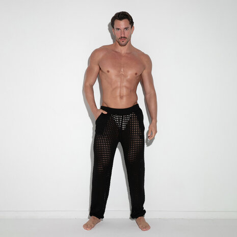 Code22 Casual Diamond Pants Zwart Code22 Casual Diamond Pants Zwart