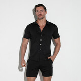 Code22 Slim Fit Blouse Zwart Code22 Slim Fit Blouse Zwart