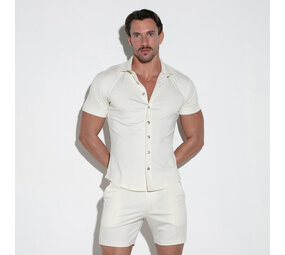 Code22 Slim Fit Blouse Wit Code22 Slim Fit Blouse Wit