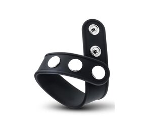 Tonga Snap Cock Strap Zwart Tonga Snap Cock Strap Zwart