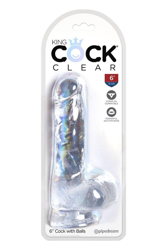 Tonga Clear Dildo 6 inch Tonga Clear Dildo 6 inch