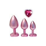 Tonga Plug set 3pcs Parel Roze Tonga Plug set 3pcs Parel Roze