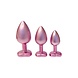 Tonga Plug set 3pcs Parel Roze Tonga Plug set 3pcs Parel Roze