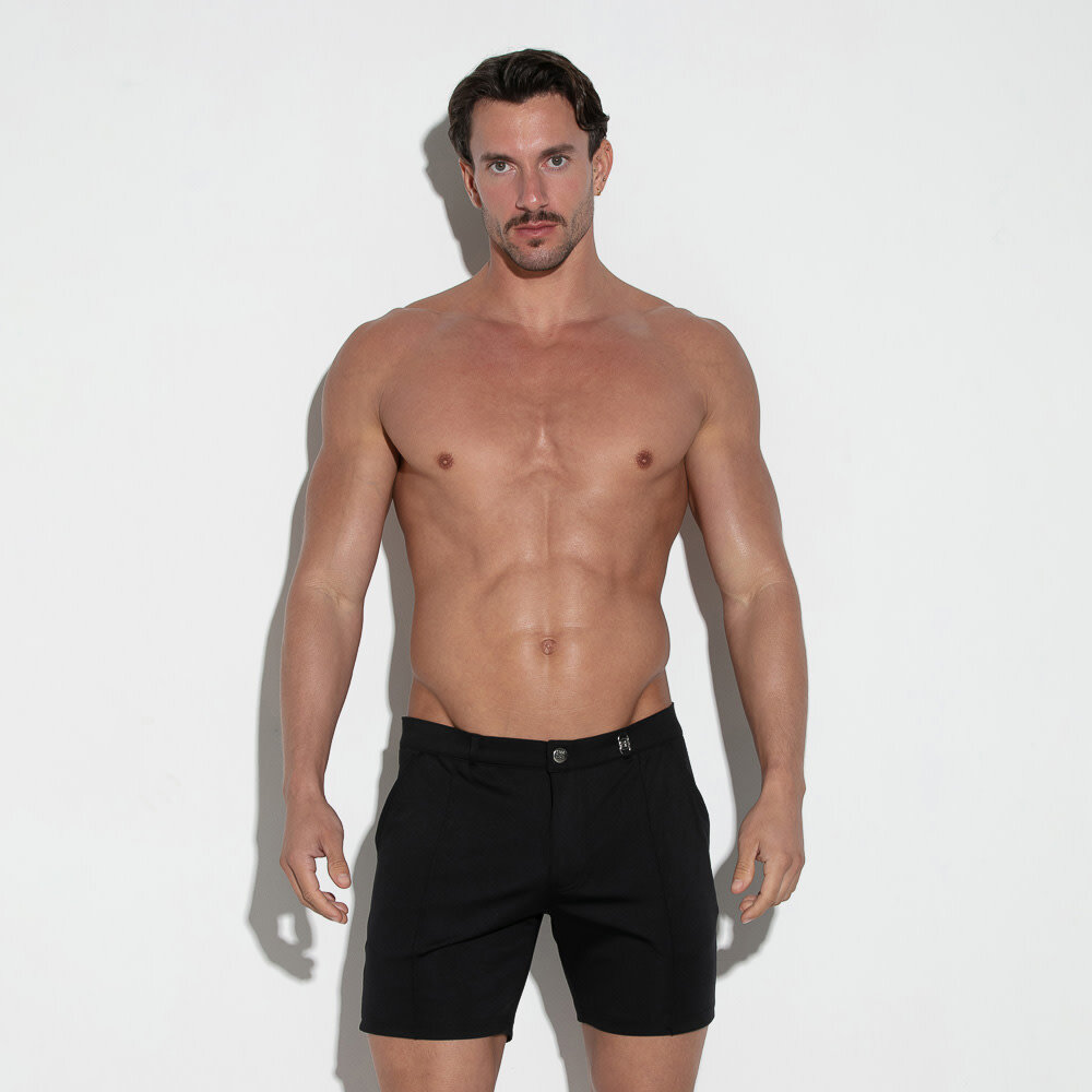 Code22 Slim Fit Short Zwart
