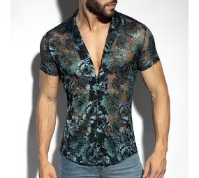 ES Collection Clubwear Blouse Botanic SHT032 ES Collection Clubwear Blouse Botanic SHT032