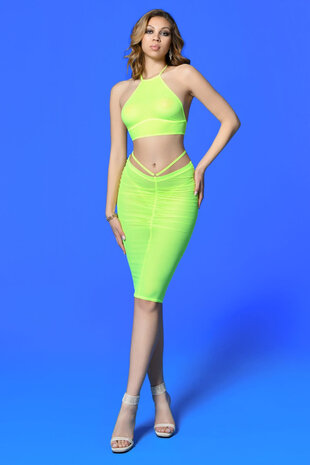 P'tits Folies Transparante Rok Neon Tango