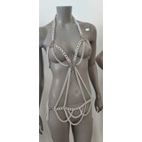 JCHAINES by Jana Campos Bodychain Mandala Wit JCHAINES by Jana Campos Bodychain Mandala Wit