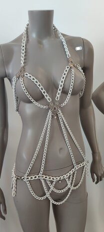 JCHAINES by Jana Campos Bodychain Mandala Wit