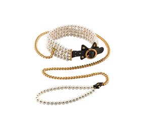 Guilty Pleasure Parel Halsband met Leash Guilty Pleasure Parel Halsband met Leash