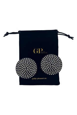 Guilty Pleasure Tepelcovers met Strass - Zwart