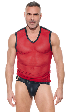 Gregg Homme Tanktop Desert Kink Rood Gregg Homme Tanktop Desert Kink Rood