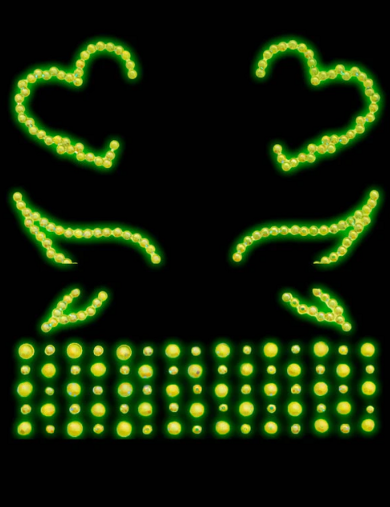 Leg Avenue Glow in the Dark Stickers voor het Gezicht