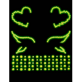 Leg Avenue Glow in the Dark Stickers voor het Gezicht