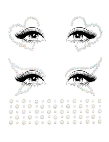 Leg Avenue Glow in the Dark Stickers voor het Gezicht