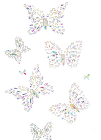 Leg Avenue Glow in the Dark Vlinder Stickers