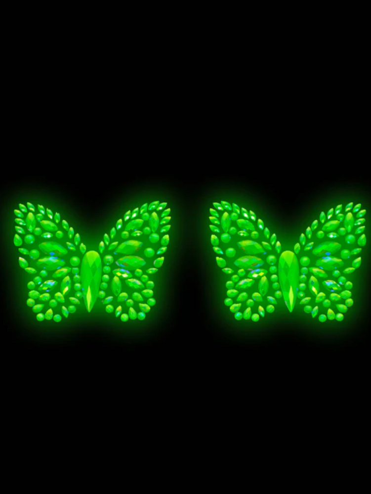 Leg Avenue Glow in the Dark Vlinders Tepel decoratie