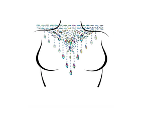 Leg Avenue Copy of Body Jewel Chocker - Zwart