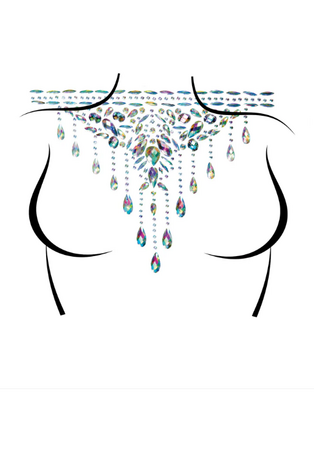 Leg Avenue Copy of Body Jewel Chocker - Zwart