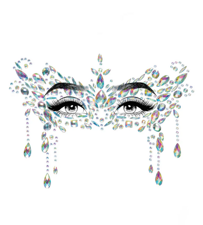 Leg Avenue Plak Masker - Transparant