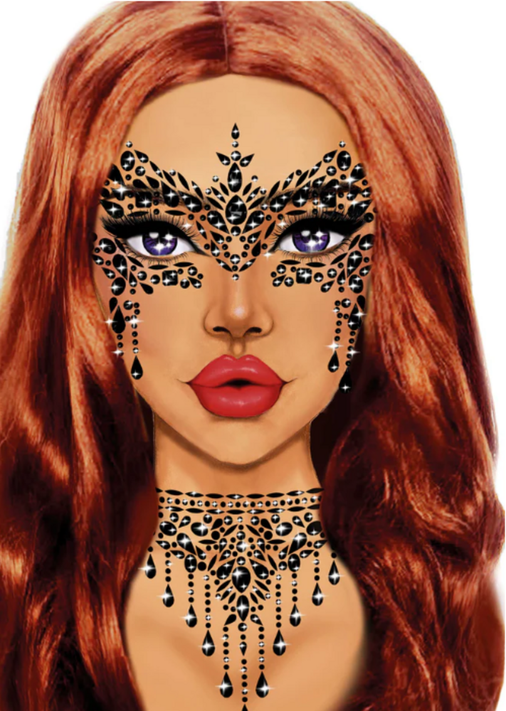 Leg Avenue Plak Masker - Zwart