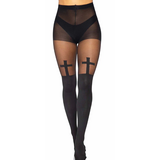 Leg Avenue Panty met Kruis detail Leg Avenue Panty met Kruis detail