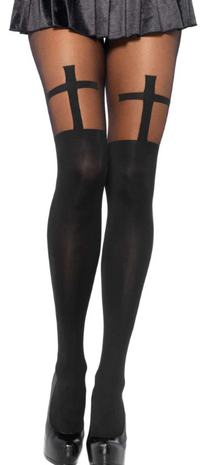 Leg Avenue Panty met Kruis detail