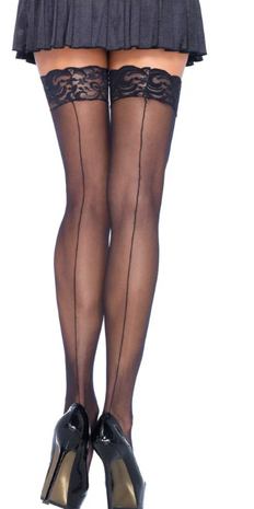 Leg Avenue Stockings met Naad - one size