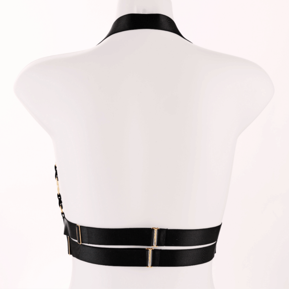 Kinky Diva Open Halter BH Isis I - Size: Adjustable