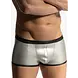 Manstore PU Leren Boxershort Zilver M2463