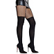 Leg Avenue Elegante Panty met Garter Look en Netdetail