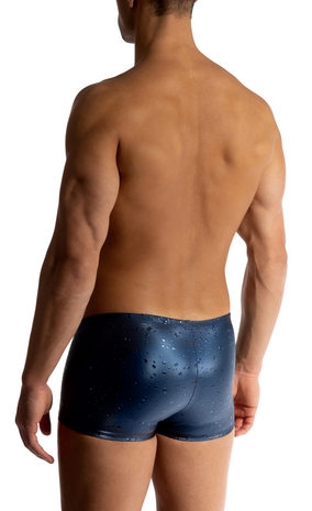 Manstore Boxershort Blauw Waterdrops M2517 Manstore Boxershort Blauw Waterdrops M2517