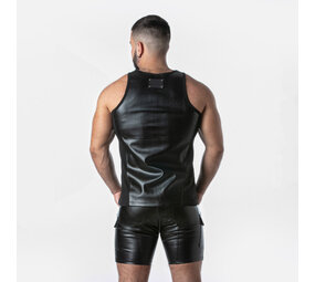 Locker Gear Copy of Imitatie Leren Tanktop Puncholes Rood