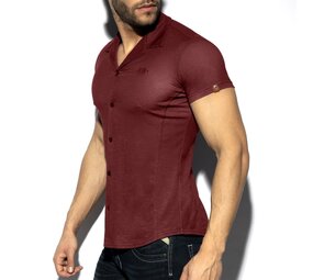 ES Collection Blouse Slim Fit Aubergine