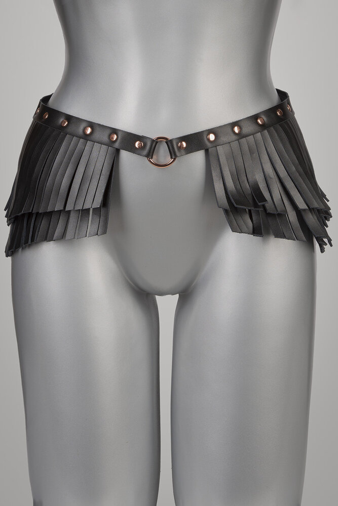 VoyeurX Rokje Fringe Rose Goud