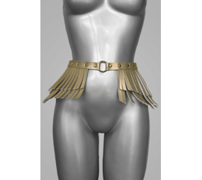 VoyeurX Rokje Fringe Goud VX