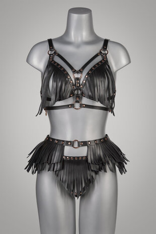 VoyeurX String Fringe Rose Goud