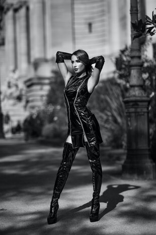 Patrice Catanzaro Lak jurk Louvre