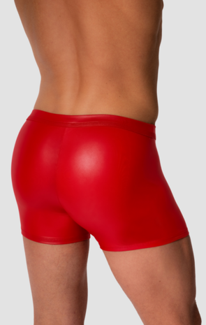 Manstore Boxer met rits rood M510