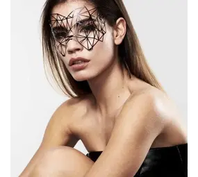 Bijoux Indiscrets Plakmasker Kristine zwart