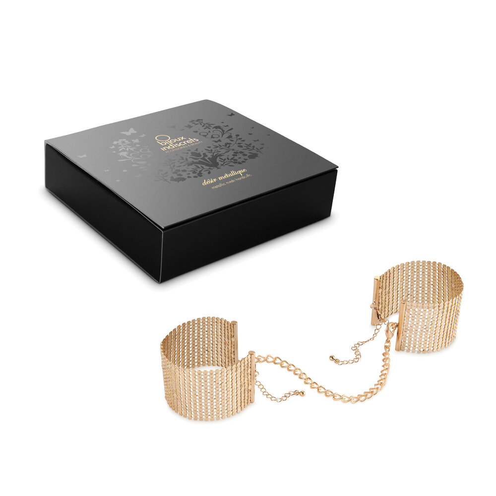 Bijoux Indiscrets Metalen Cuffs Desir Gold