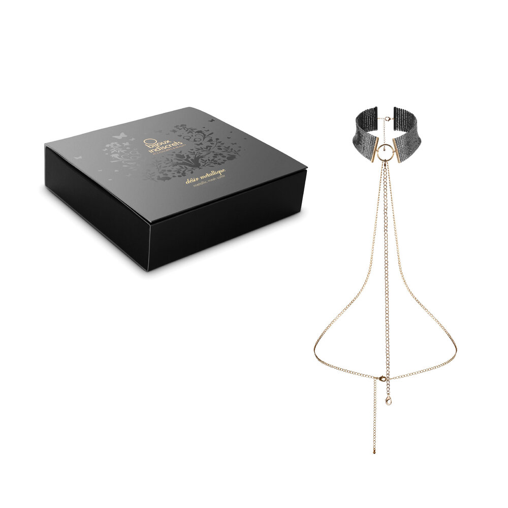 Bijoux Indiscrets Chain Collar Desir Black