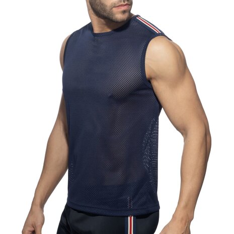Addicted Mesh Tanktop Navy