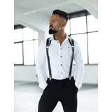 VoyeurX Leren Bretels Agron Goud