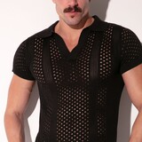 Code22 Zwarte Mosaic Polo