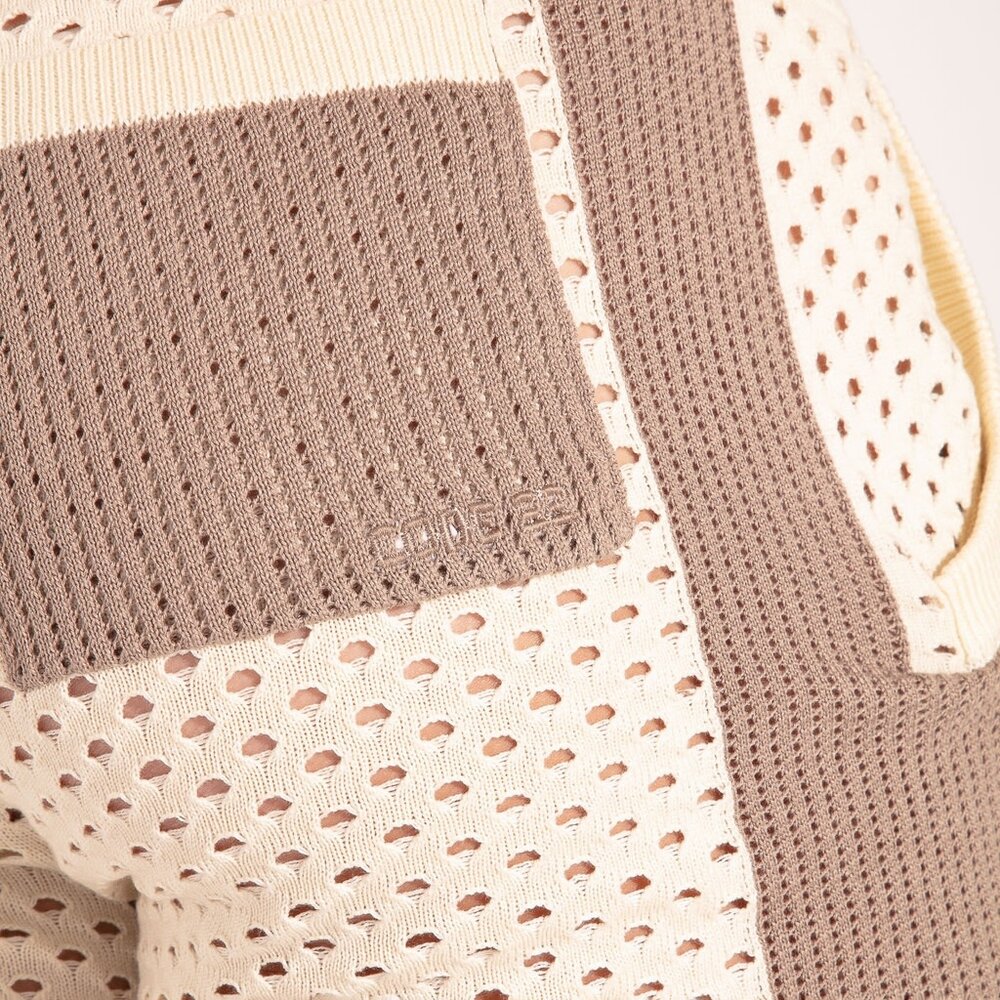 Code22 Off White Mosaic Short