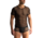 Mesh Casual T-shirt zwart M2424