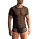 Manstore Mesh Casual T-shirt zwart M2424