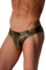 Beach Micro Brief Olive/gold M2579