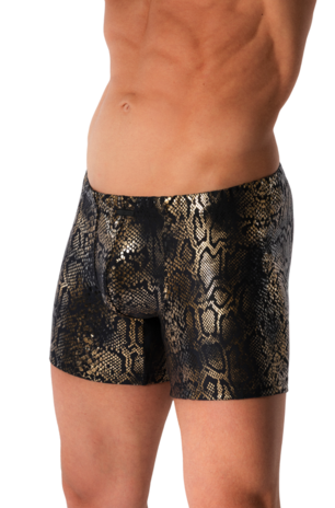 Manstore Beach Micro Brief Zwart/gold M2579